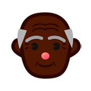 Emoji 👴🏿 Uomo Anziano: Carnagione Scura su emojidex 1.0.14.