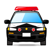 Émoji 🚔 Voiture De Police De Face sur emojidex 1.0.14.