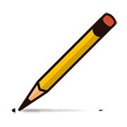 Émoji ✏️ Crayon sur emojidex 1.0.14.