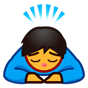🙇 Emoji sich verbeugende Person emojidex 1.0.14.