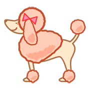 🐩 Emoji Poodle na emojidex 1.0.14.