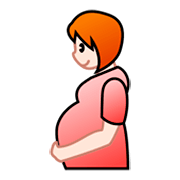 🤰🏻 Emoji Mujer Embarazada: Tono De Piel Claro en emojidex 1.0.14.