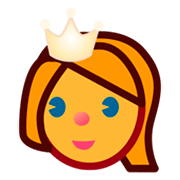 Emoji 👸 Principessa su emojidex 1.0.14.
