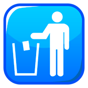Emoji 🚮 Simbolo Per La Raccolta Dei Rifiuti su emojidex 1.0.14.