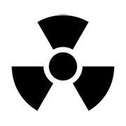 Emoji ☢️ Simbolo Della Radioattività su emojidex 1.0.14.