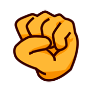 Emoji ✊ Pugno su emojidex 1.0.14.