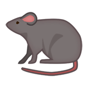 Émoji 🐀 Rat sur emojidex 1.0.14.