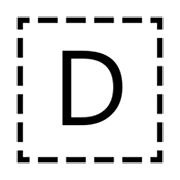 Emoji 🇩 Lettera simbolo indicatore regionale D su emojidex 1.0.14.