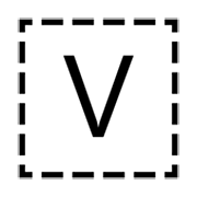 🇻 Emoji Indicador regional símbolo letra V en emojidex 1.0.14.