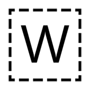 🇼 Emoji Indicador regional símbolo letra W en emojidex 1.0.14.
