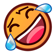 Emoji 🤣 Ridere A Crepapelle su emojidex 1.0.14.