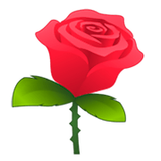 🌹 Emoji Rosa na emojidex 1.0.14.