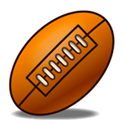🏉 Emoji Balón De Rugby en emojidex 1.0.14.