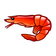Émoji 🦐 Crevette sur emojidex 1.0.14.