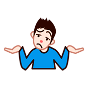 Emoji 🤷🏻 Persona Che Scrolla Le Spalle: Carnagione Chiara su emojidex 1.0.14.