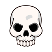 Émoji 💀 Crâne sur emojidex 1.0.14.