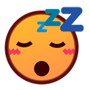 Émoji 😴 Visage Somnolent sur emojidex 1.0.14.