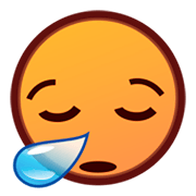 Émoji 😪 Visage Endormi sur emojidex 1.0.14.