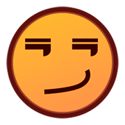 😏 Emoji Cara Sonriendo Con Superioridad en emojidex 1.0.14.