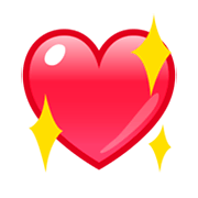 💖 Emoji funkelndes Herz emojidex 1.0.14.