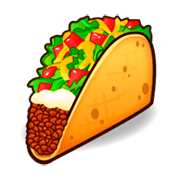 Émoji 🌮 Taco sur emojidex 1.0.14.