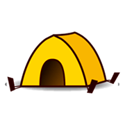 Emoji ⛺ Tenda su emojidex 1.0.14.