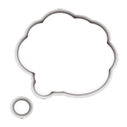 Emoji 💭 Nuvoletta su emojidex 1.0.14.