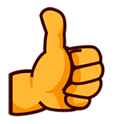 Emoji 👍 Pollice In Su su emojidex 1.0.14.