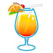 🍹 Emoji Bebida Tropical na emojidex 1.0.14.