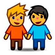Emoji 👬 Due Uomini Che Si Tengono Per Mano su emojidex 1.0.14.