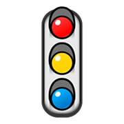 🚦 Emoji Semáforo Vertical na emojidex 1.0.14.