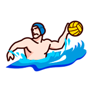 🤽🏻 Emoji Persona Jugando Al Waterpolo: Tono De Piel Claro en emojidex 1.0.14.
