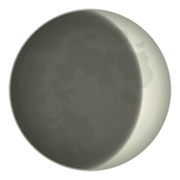 Emoji 🌒 Luna Crescente su emojidex 1.0.14.