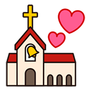 💒 Emoji Iglesia Celebrando Boda en emojidex 1.0.14.