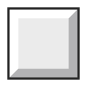 ⬜ Emoji großes weißes Quadrat emojidex 1.0.14.