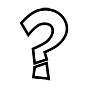 Émoji ❔ Point D’interrogation Blanc sur emojidex 1.0.14.