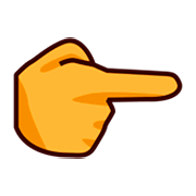 👉 Emoji Dorso De Mano Con índice A La Derecha en emojidex 1.0.14.