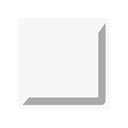 Emoji 🔳 Tasto Quadrato Nero Con Bordo Bianco su emojidex 1.0.14.