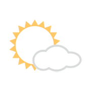 🌤️ Emoji Sol Detrás De Una Nube Pequeña en emojidex 1.0.14.