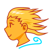 Émoji 🌬️ Vent Avec Visage sur emojidex 1.0.14.