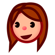 👩🏼 Emoji Frau: mittelhelle Hautfarbe emojidex 1.0.14.