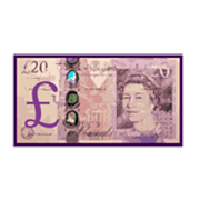 💷 Emoji Pfund-Banknote emojidex 1.0.24.