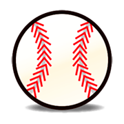 Émoji ⚾ Baseball sur emojidex 1.0.24.