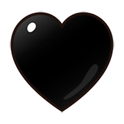 Émoji 🖤 Cœur Noir sur emojidex 1.0.24.