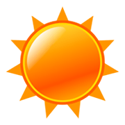 Emoji ☀️ Sole su emojidex 1.0.24.