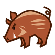 🐗 Emoji Wildschwein emojidex 1.0.24.