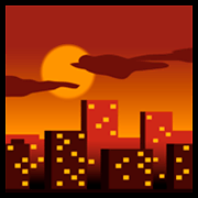 Émoji 🌆 Ville Au Crépuscule sur emojidex 1.0.24.