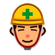 Émoji 👷🏽 Personnel Du Bâtiment : Peau Légèrement Mate sur emojidex 1.0.24.