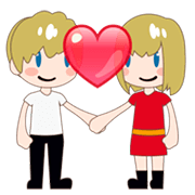 Émoji 💑🏻 Couple Avec Cœur, Peau Claire sur emojidex 1.0.24.