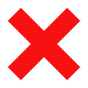 Émoji ❌ Croix sur emojidex 1.0.24.